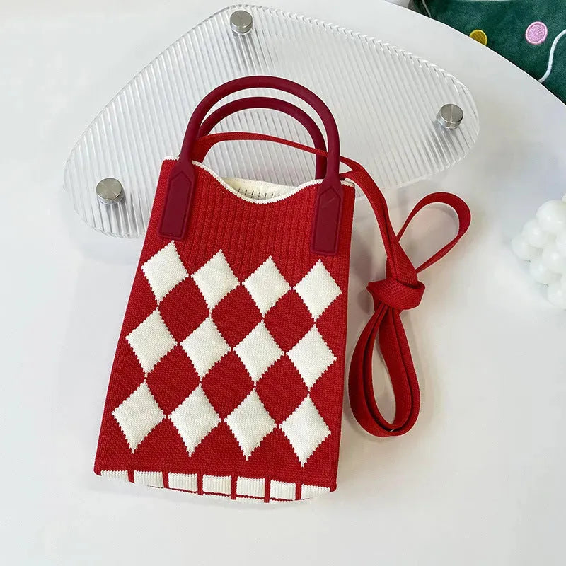 Love Mini Knit Shoulder Crossbody Bag - Bella Enchanté
